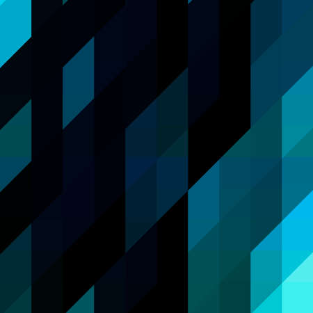 Abstract dark blue background. Rhombuses and triangles.