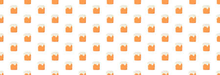 Easter traditional bread, seamless pattern. Paper for wrapping on Easter day.のイラスト素材