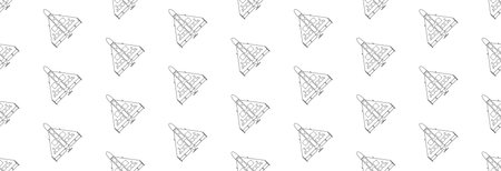 War drone Shahed. Iranian Drone kamikaze. Seamless pattern.のイラスト素材