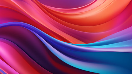 abstract colorful dynamic flowing fluid wave background for graphic design elementの素材