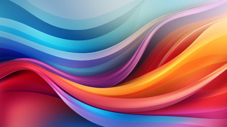 abstract colorful dynamic flowing fluid wave background for graphic design elementの素材