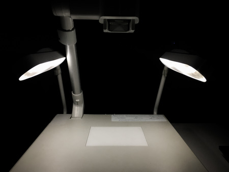 3D visualizer (projector) with dark background