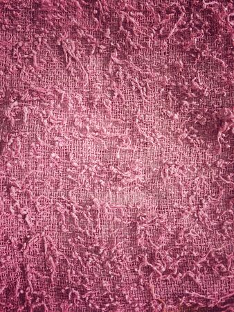 Very old and dirty pink towel texture background, vintage effectの写真素材