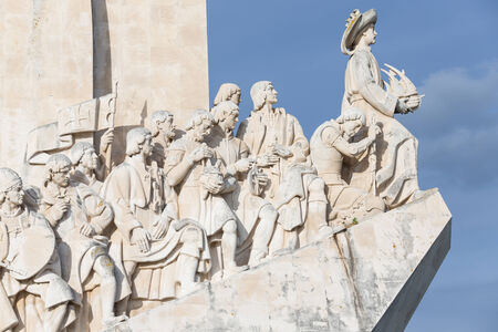 Monument to the Discoveries, Lisbon, Portugal, Europeのeditorial素材