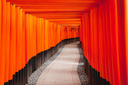 Fushimi Inari Taisha Shrine in Kyoto, Japanのeditorial素材