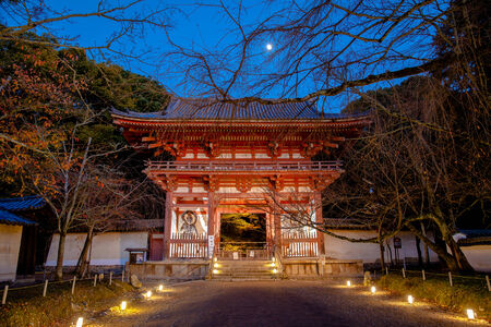Door Daigoji Temple in Kyoto. Daigoji Temple, Kyotoのeditorial素材