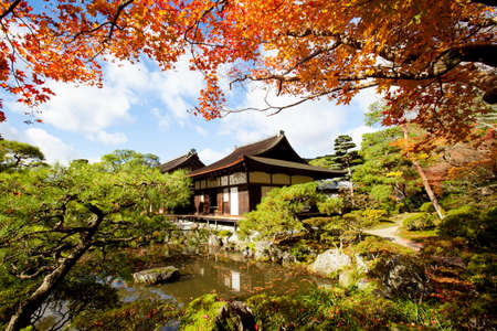 Ginkaku-ji, the Temple of the Silver Pavilion, is a Zen temple in the Sakyo ward of Kyoto, Japanのeditorial素材