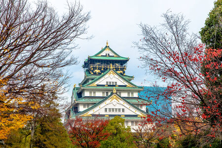 Osaka Castle of the most famous castles that tourists all over the world want to visitのeditorial素材