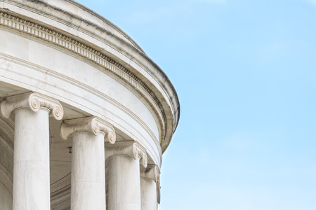 Ionic Columns at Jefferson Memorial in Washington DCのeditorial素材