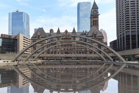 Toronto Old City Hall in Canada.のeditorial素材