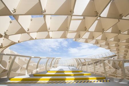 modern architecture on Plaza de la Encarnacion in Seville, Spain.