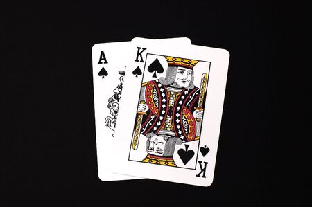 Black Jack Cardsのeditorial素材