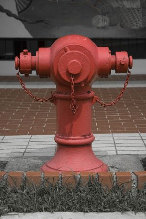 Red Fire Hydrantの写真素材