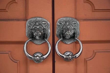 Lion Door Handlesの写真素材