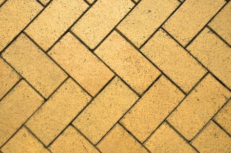 Brick Flooring in Zig Zag formationの写真素材