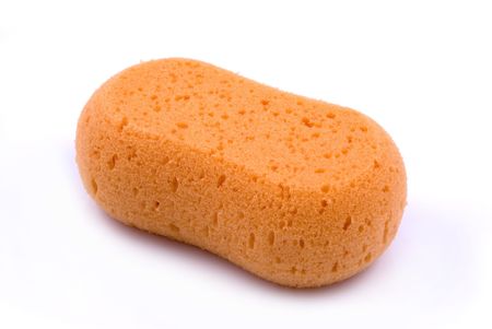 Orange Bath Spongeの写真素材