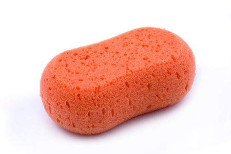 Red Bath Spongeの写真素材