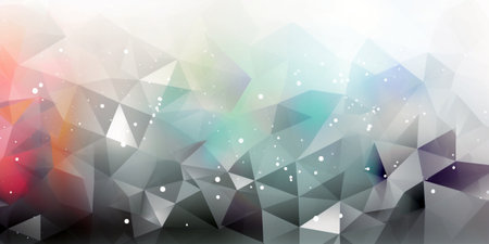 Abstract polygonal background with triangles. Vector illustration for your designの素材