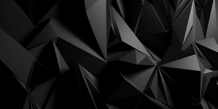 3d Triangles, abstract background. Design wallpaper.illustrationの素材