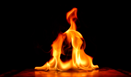 blaze fire flame texture backgroundの写真素材