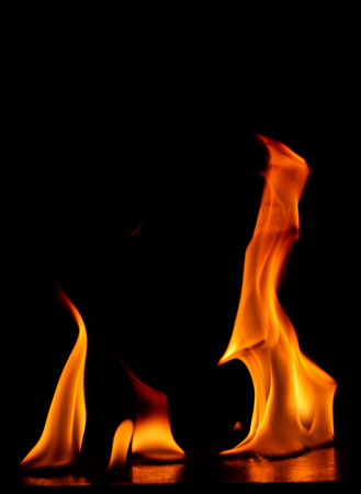 Fire flames