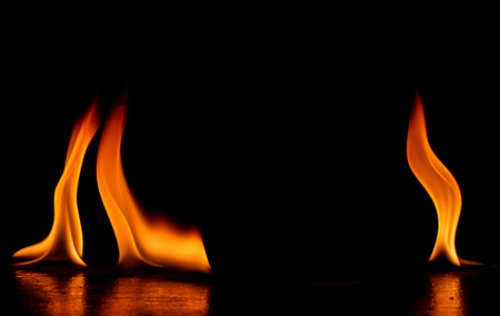 Fire flamesの写真素材