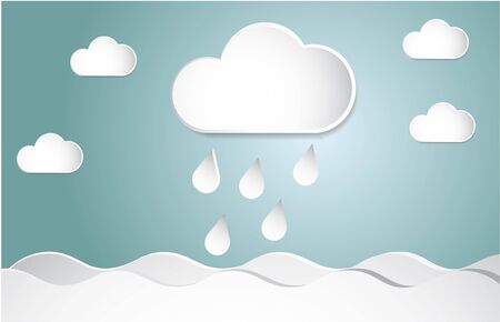 Weather symbol. Trendy flat icon design element.のイラスト素材