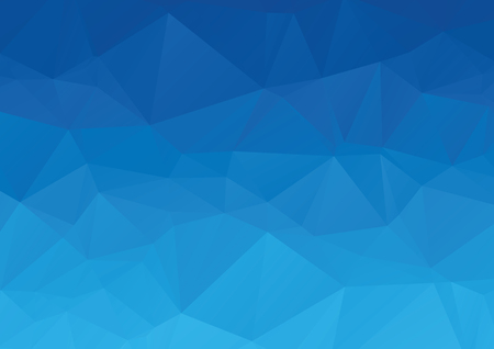 A blue polygonal illustrationのイラスト素材