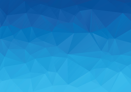 A blue polygonal illustrationのイラスト素材