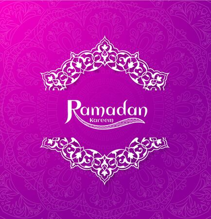 Ramadan Kareem arabic calligraphy greeting card. design islamic with Gold moon Translation of text 'Ramadan Kareem ' islamic celebration ramadan calligraphy islamic calligraphyのイラスト素材