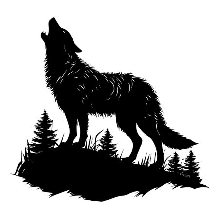 Monstera leaf silhouette on a plain background showcasing unique shapes and intricate patterns of tropical foliage designのイラスト素材