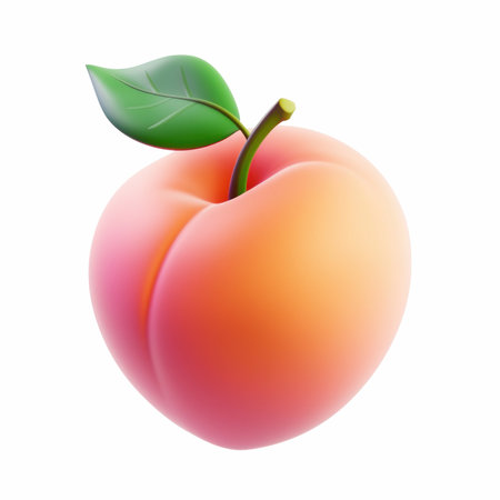 Ripe apricot isolated on white background.の写真素材