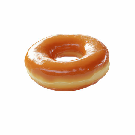 Donut glaze isolated on white background. 3d illustration.の写真素材