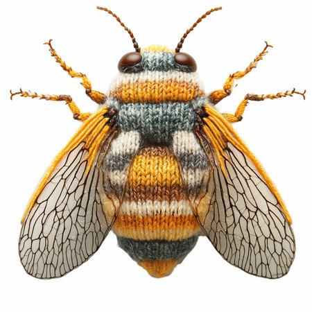 Honeybee isolated on a white background. Clipping path included.の写真素材