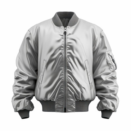 Men's jacket isolated on a white background. 3d rendering.