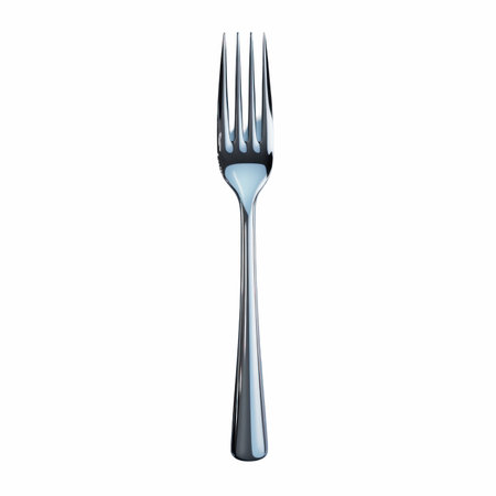 Fork isolated on a white background. 3d rendering - illustrationの写真素材