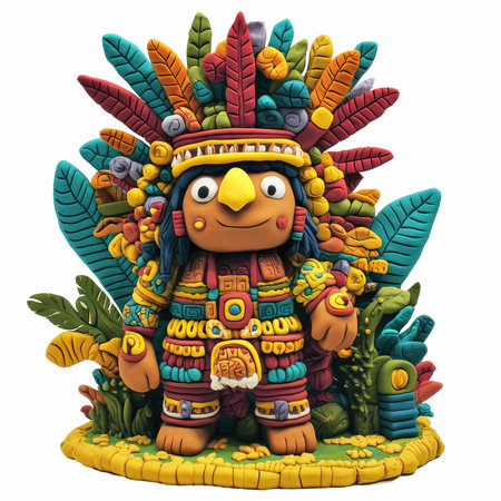 Monster on white background - 3D Illustration, clipping pathの写真素材