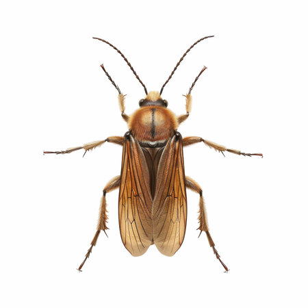 Insect isolated on a white background.