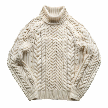 Knitted hat isolated on white background. Women's hat.
