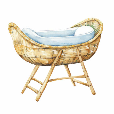 Hand drawn watercolor illustration isolated on white backgroundの写真素材