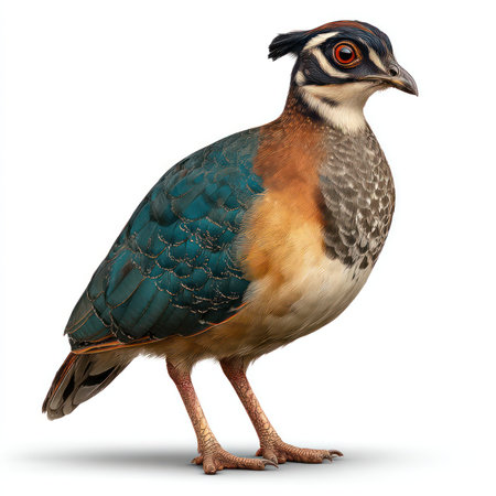 This stunning isolated cutout of a koyal bird showcases vibrant feather patterns in detail. Perfect...