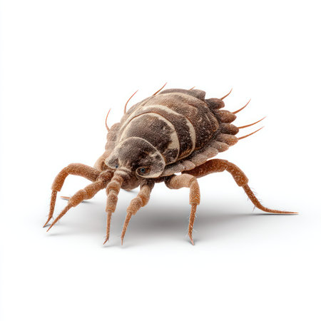 High-quality isolated cutout of a louse rendered in stunning detail, perfect for educational,...