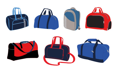 collection of bagsのイラスト素材