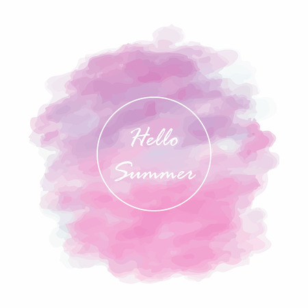 Light pink violet love pastel banner in summer bannerのイラスト素材