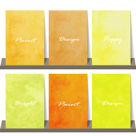 Light orange yellow love pastel background in vintage summerのイラスト素材