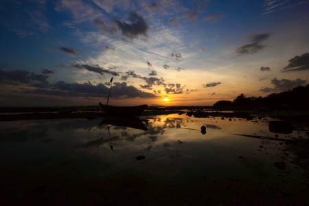 sea sunsetの写真素材