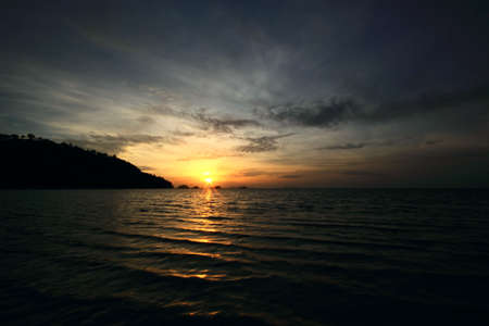 sea sunsetの写真素材