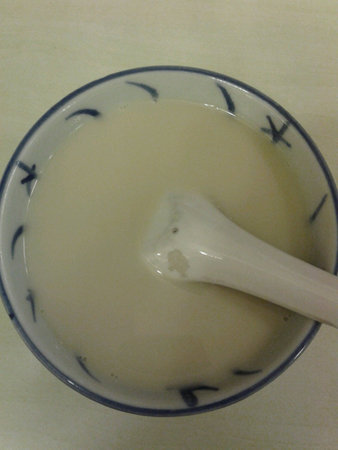 A bowl of soya milkの素材
