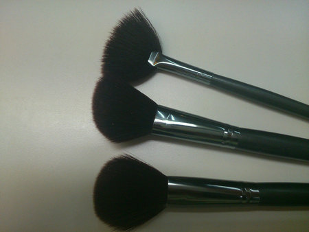 Close up Various type of Make up brushesの素材