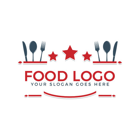 Food logo vector design.のイラスト素材